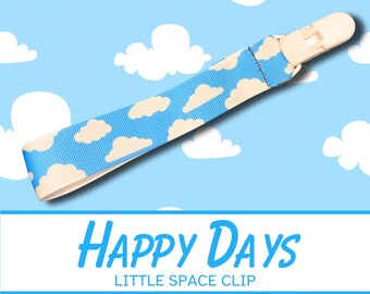 Happy Days Little Space Clip, Cloud Pacifier Clip, Little Space Gear