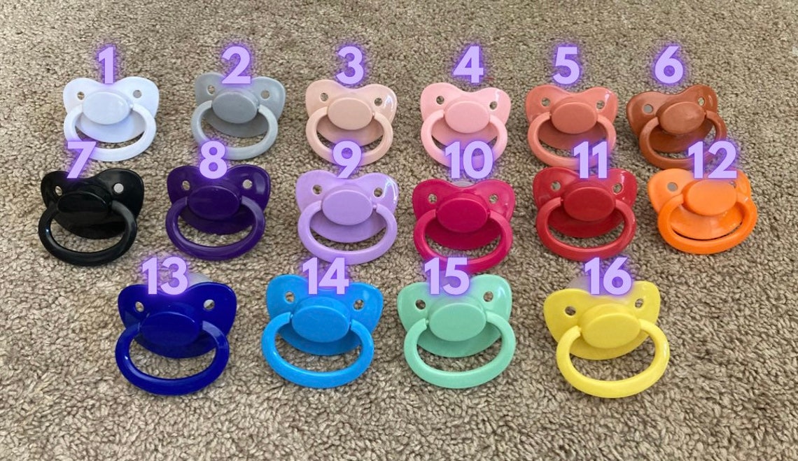 Buildapaci Adult Pacifier Little Space Binky Agere Paci Etsy Australia