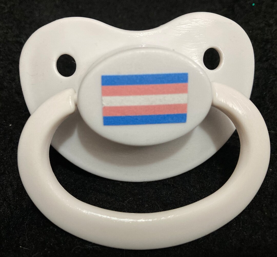 Trans Pride Flag Adult Pacifier, LGBT Little Space Gear - Etsy UK