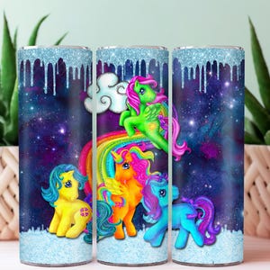 Kleines Pony 20 Unzen Tumbler Sublimation Wrap Clipart Digitale Datei