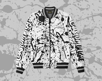 Fully customised bomber Jacket | Personalized jacket | custom print jacket | bomber jacket | Unisex Customised Jacket | streetwear