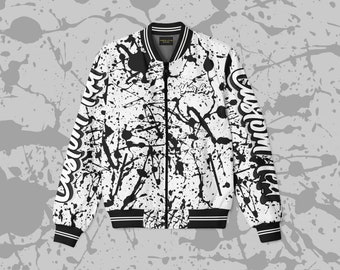Custom Print Bomber Jacket: Personalized Unisex Streetwear