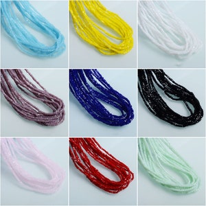 190 perline cubiche in cristallo da 2 mm per accessori per la creazione di gioielli