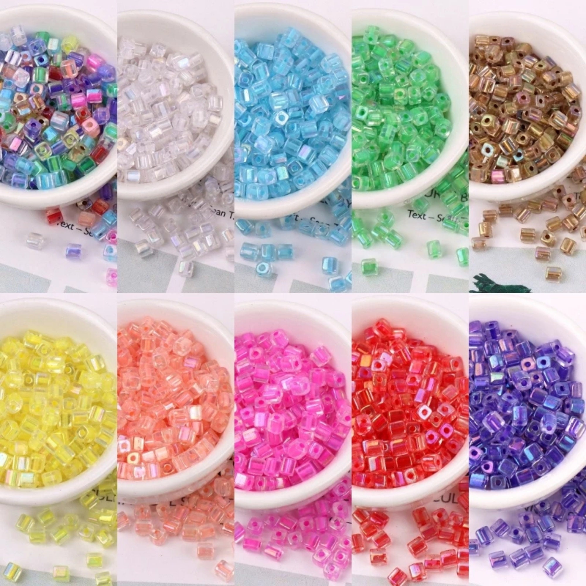 30pcs/lot 8mm AB Colorful Austria Crystal Beads Flower Shape Shiny Loose  Spacer Beads for Jewelry Making Diy Bracelets Necklaces