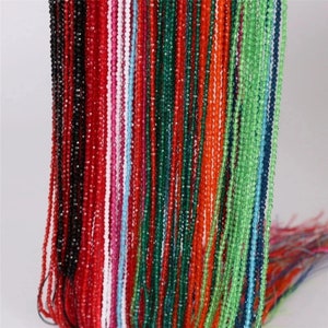 190 perline distanziatrici rondelle in vetro cristallo sfaccettate per braccialetti per la creazione di gioielli
