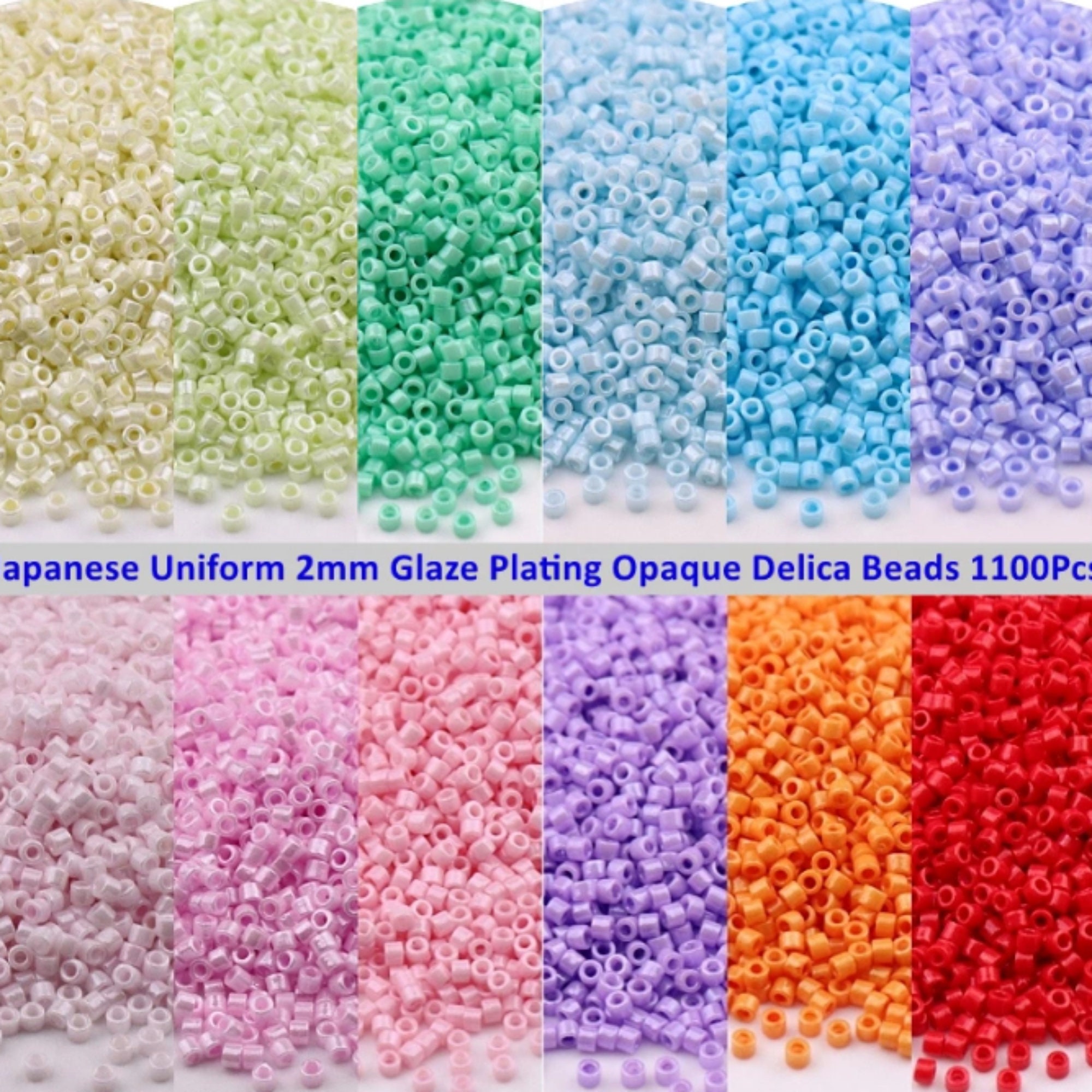 600pcs 2mm Assorted Colors Glass Seed Beads Shape for Jewelry Making,  Sewing Accessories 