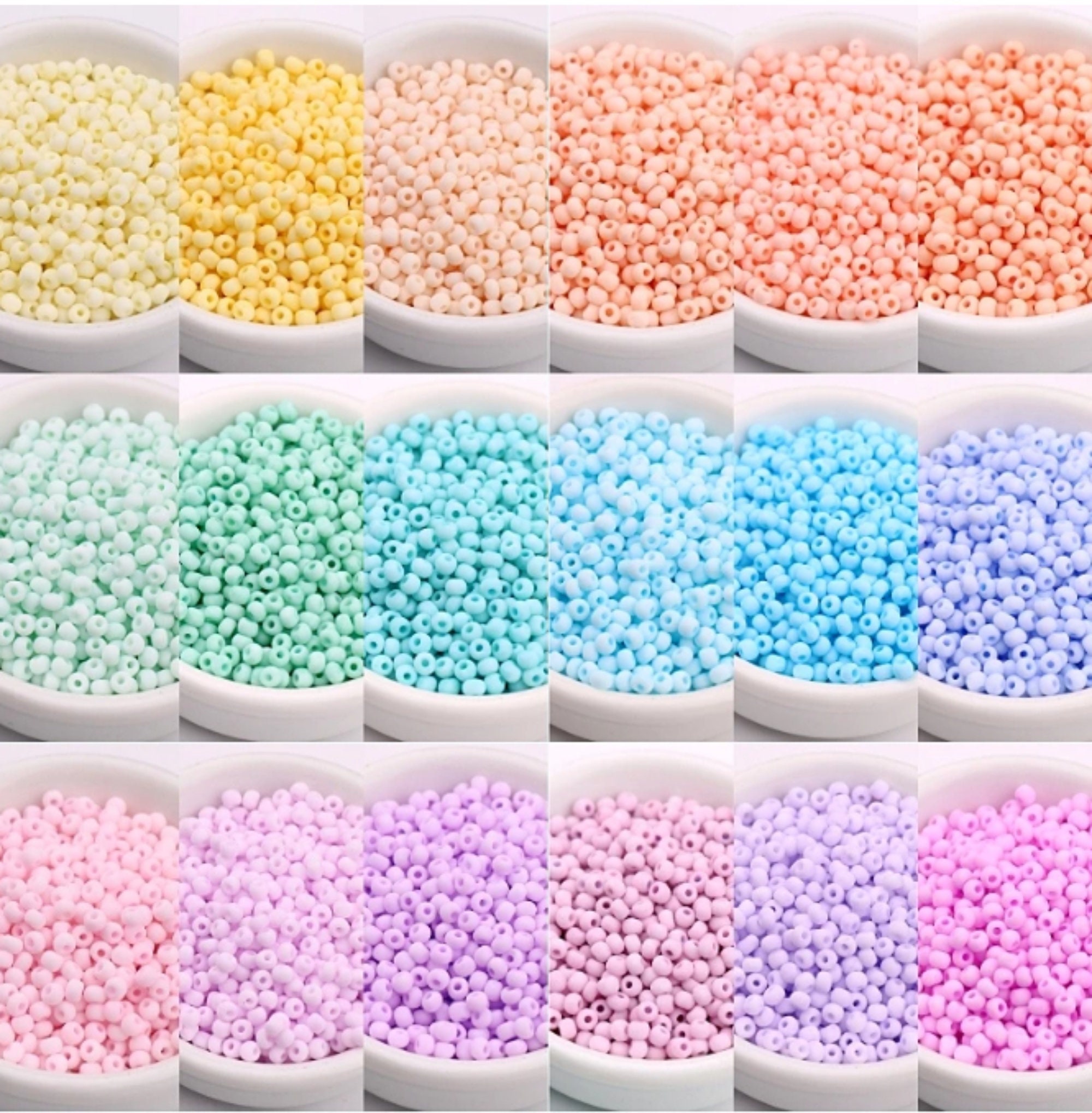 Huge Lot of 25 Lbs. Seed Beads for Jewelry Making Different Shapes Sizes  Colors