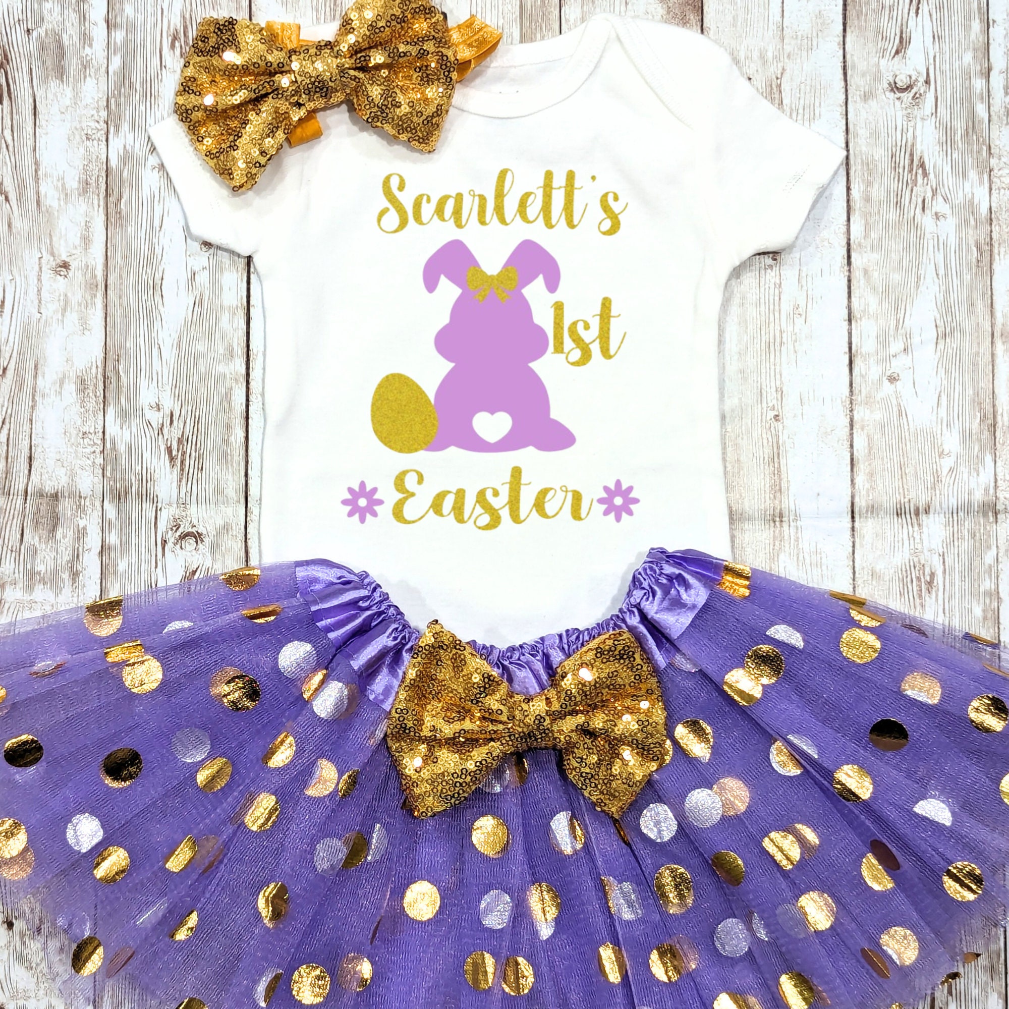 Baby Girls First Easter Outfit, Girl 1st Easter Outfit, First Easter — free download