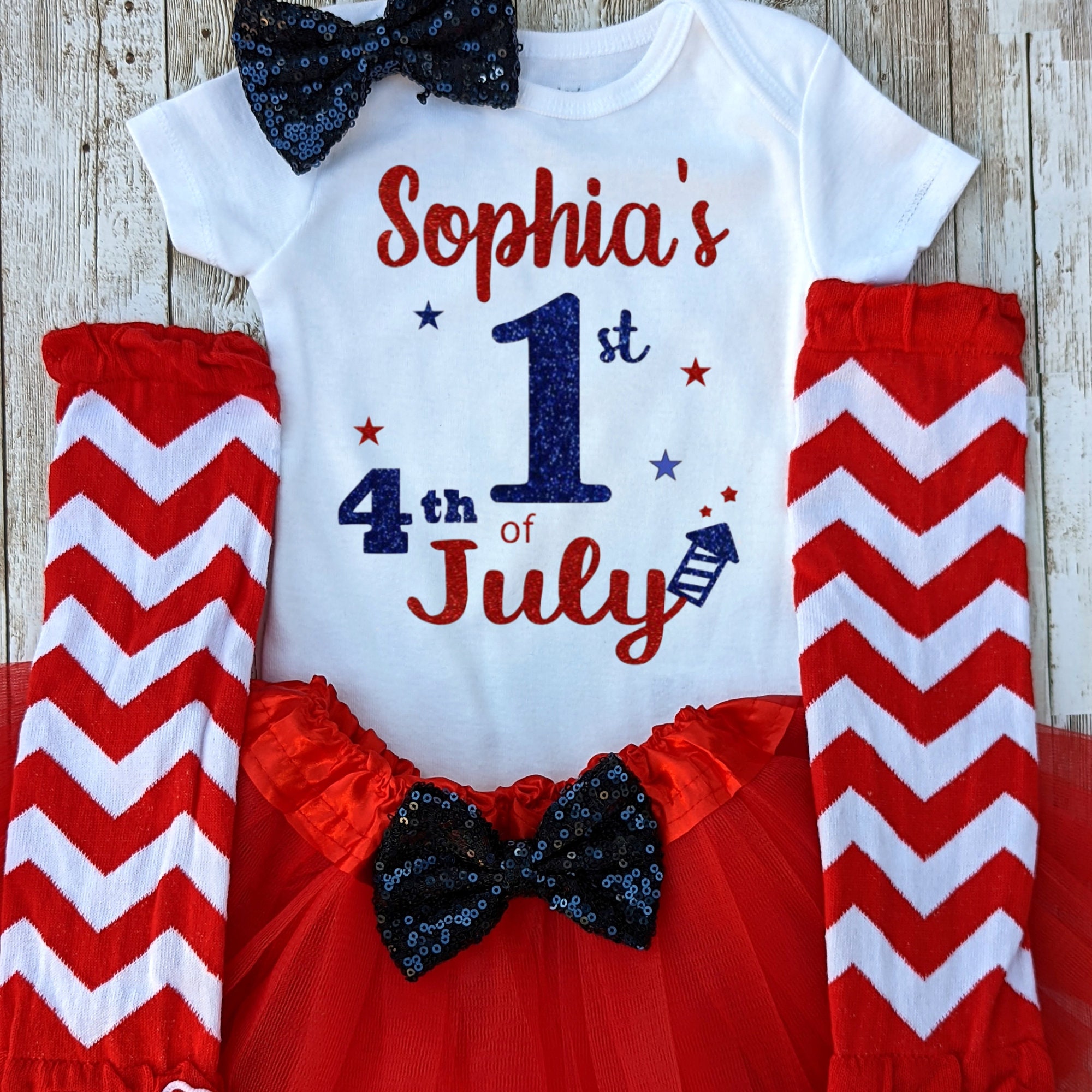 Girl's 4th Birthday Tank Dress - "Four And Fabulous" Glitter Racerback Summer Outfit - View #8