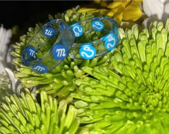 Zodiac Resin Rings