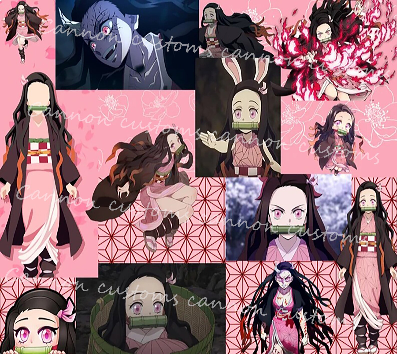 Demon Slayer Tumbler Wrap Etsy Australia