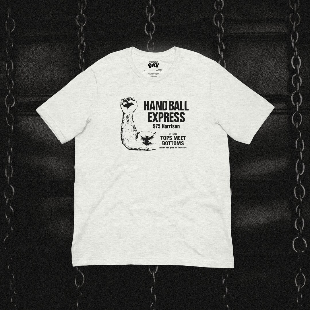 Handball Express Tee 1970s Gay Bathhouse San Francisco Etsy