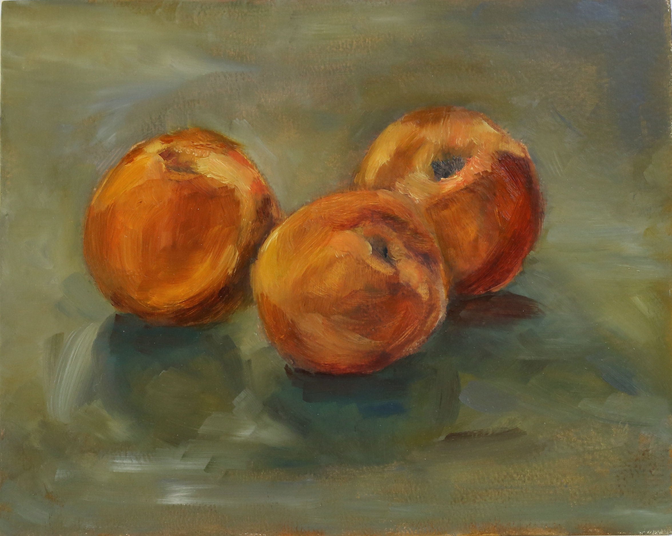 Peach Oil Painting