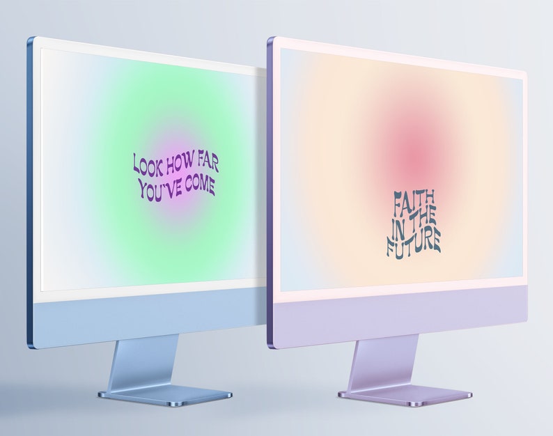 MacBook Motivation Wallpapers, Set of 5 Wallpapers, Affirmations