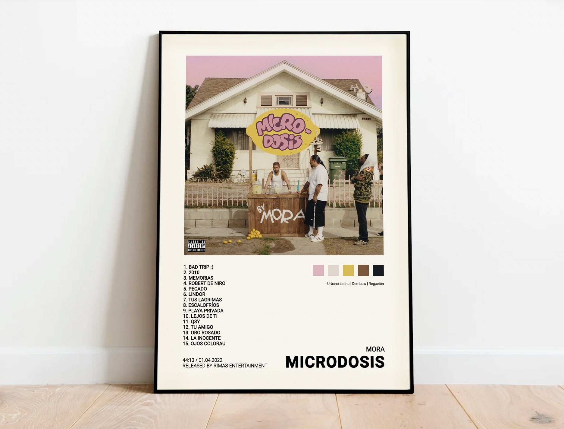 Mora / MICRODOSIS / Imprimible digital portada del álbum - Etsy España