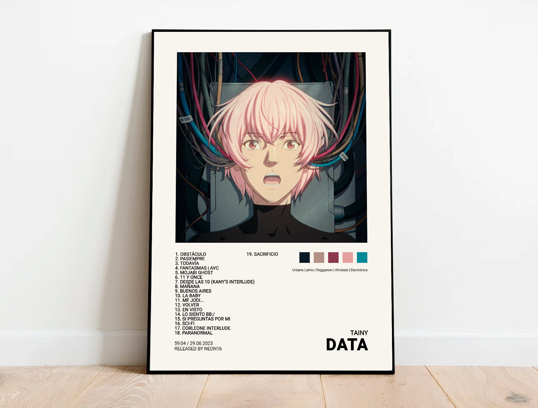 TAINY / DATA / Digital Printable Album Cover Poster Home Decor