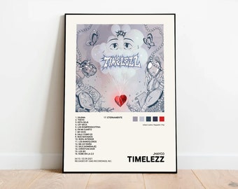 Jhayco / TIMELEZZ / Imprimible digital, portada del álbum, póster, decoración del hogar, reggaeton