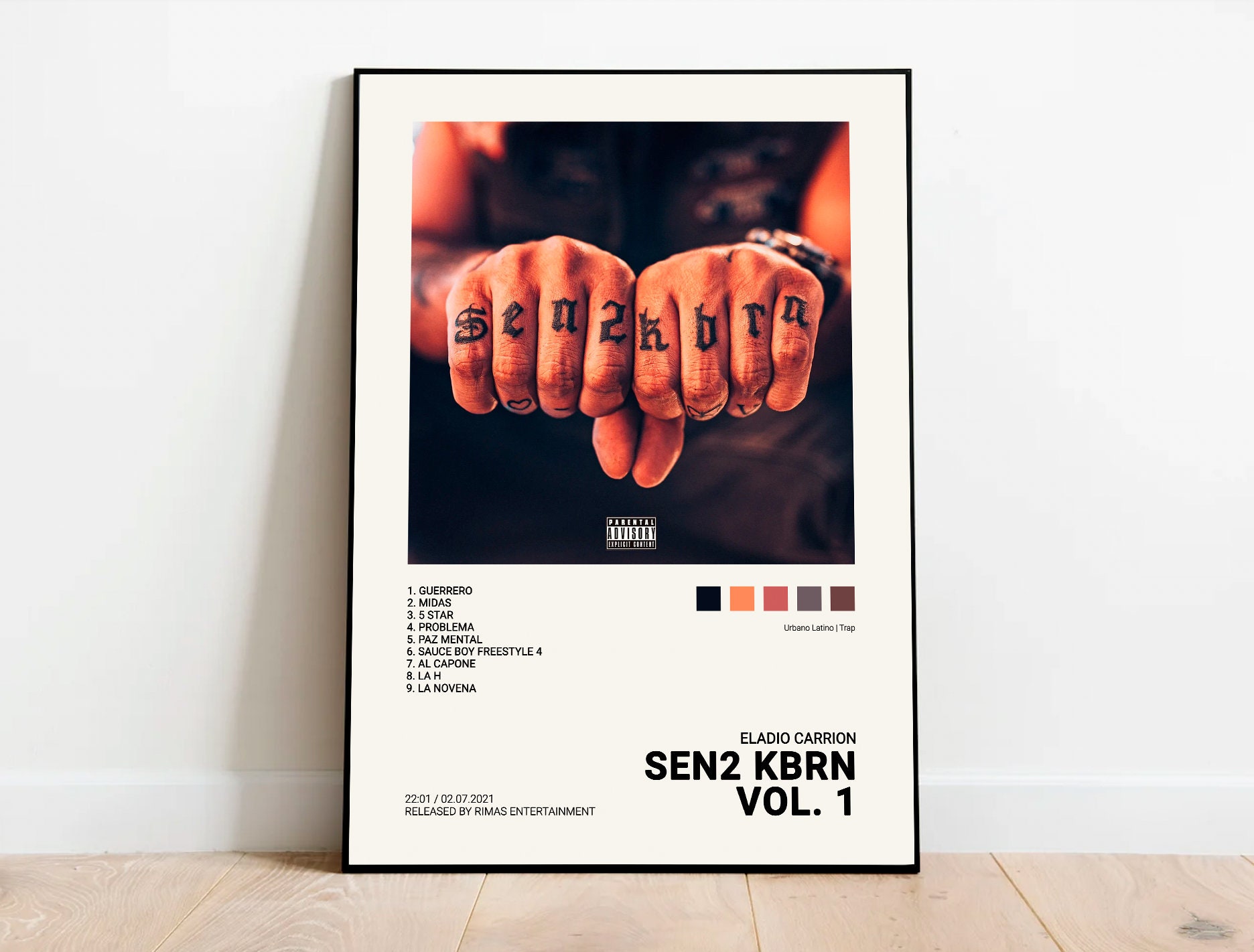 Eladio Carrion / SEN2 KBRN VOL. 1 / Digital Printable Album Etsy