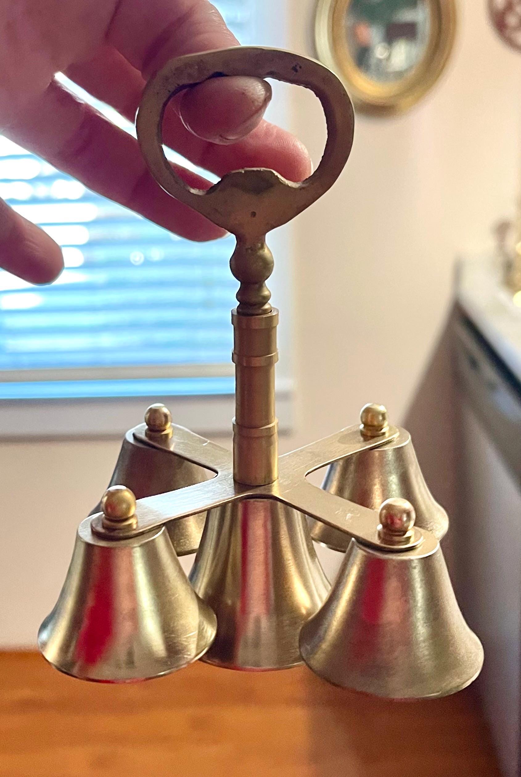 Brass Catholic Bells • Sanctus Bells • Communion Bells • Wiccan Altar ...