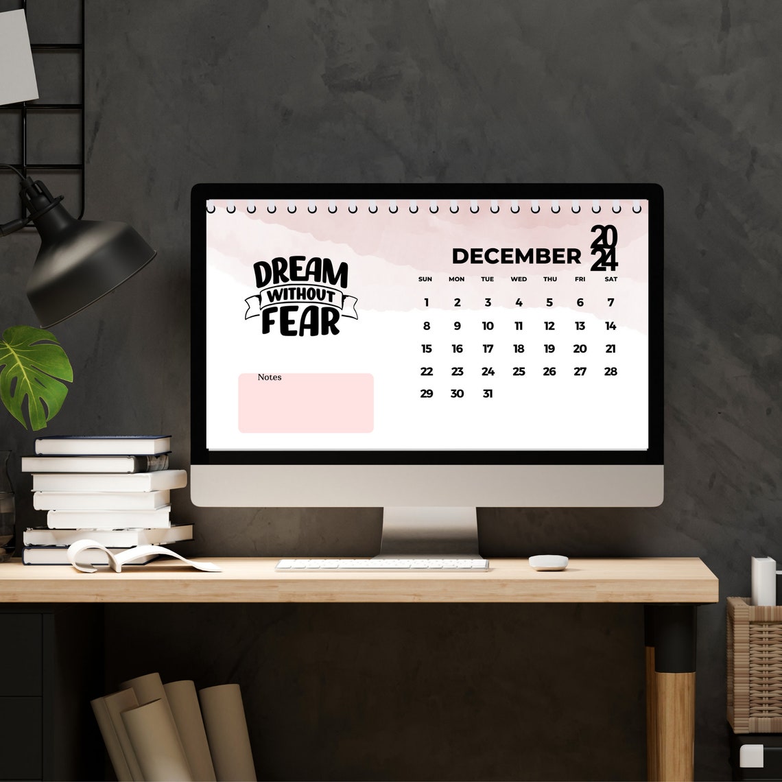 2024 Monthly Motivational Quotes Desktop Calendar, You Got This Desktop ...