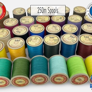 Fil au Chinois Waxed Linen Thread - 250m Spool - Made in France