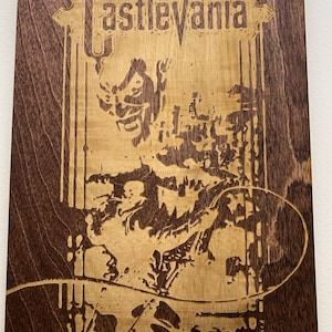 Castlevania Engraved Wall Art