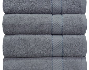 Casabella Luxury Pack Of 4 Bath Sheet 100% Egyptian Cotton Super Soft towel