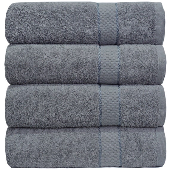 Luxurious Extra Large Turkish Bath Towel Sets 4pc - Ultra Soft