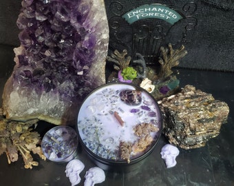 Lavender Dreams Waning Crescent Moon Intention Soy Candle