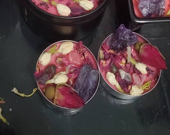 Pomegranate Pear Feminine Divine Energy Full-Moon Moon Phased Intention Candle