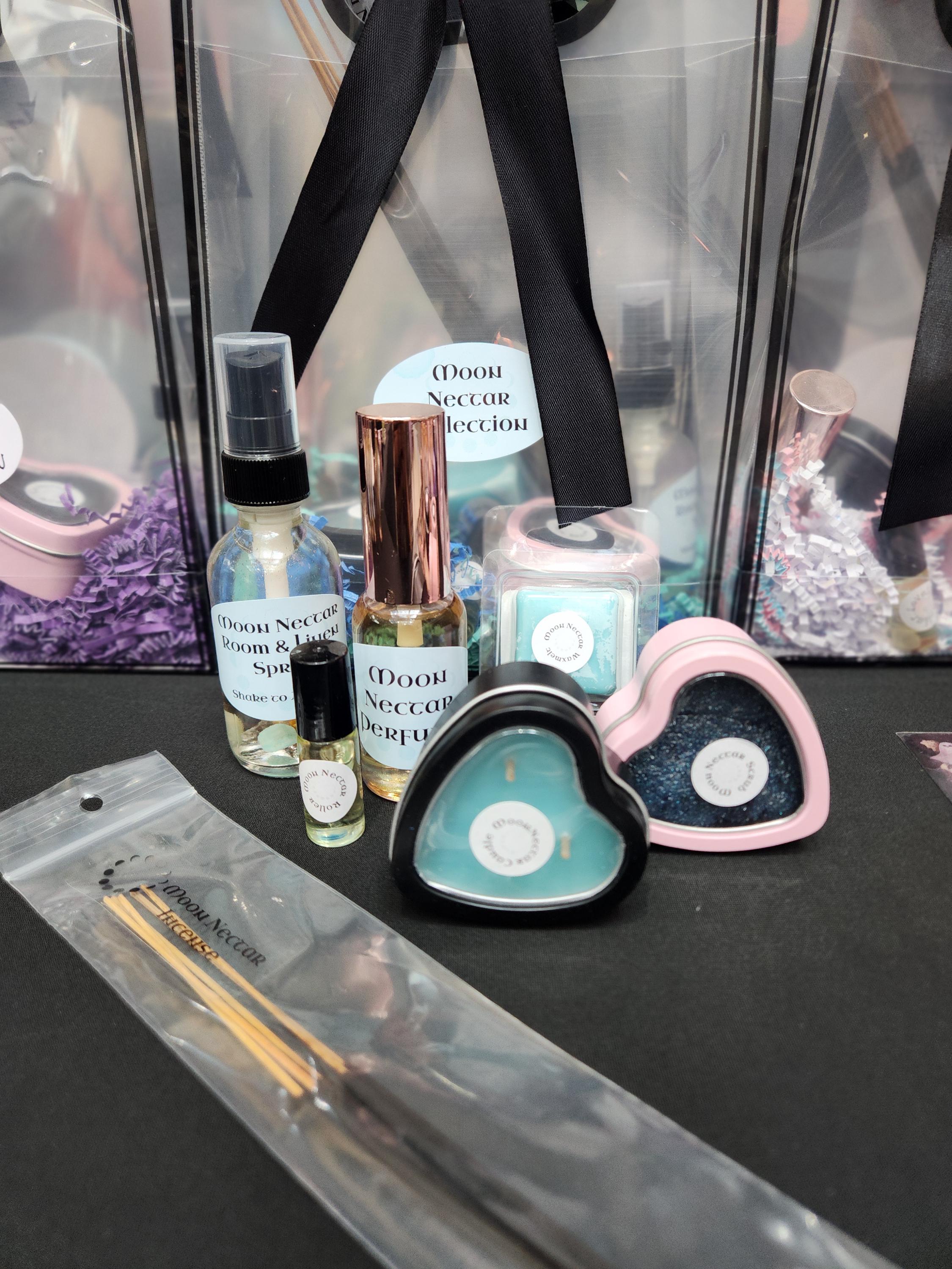 Moon Nectar Self Care Gift Set | Fruity Floral Bath & Body Bundle ...