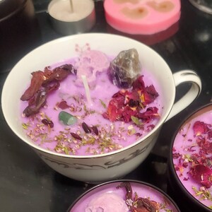 Calm Vanilla Seduction New-Moon Moon Phase Intention Candle