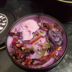 Calm Vanilla Seduction New-Moon Moon Phase Intention Candle