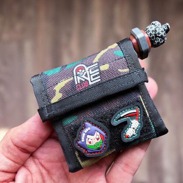 RE Club x Grim EDC Astro Reaper Ranger Eye Set - PVC Patches  - Everyday Carry - Embroidered - Threaded - Gaming