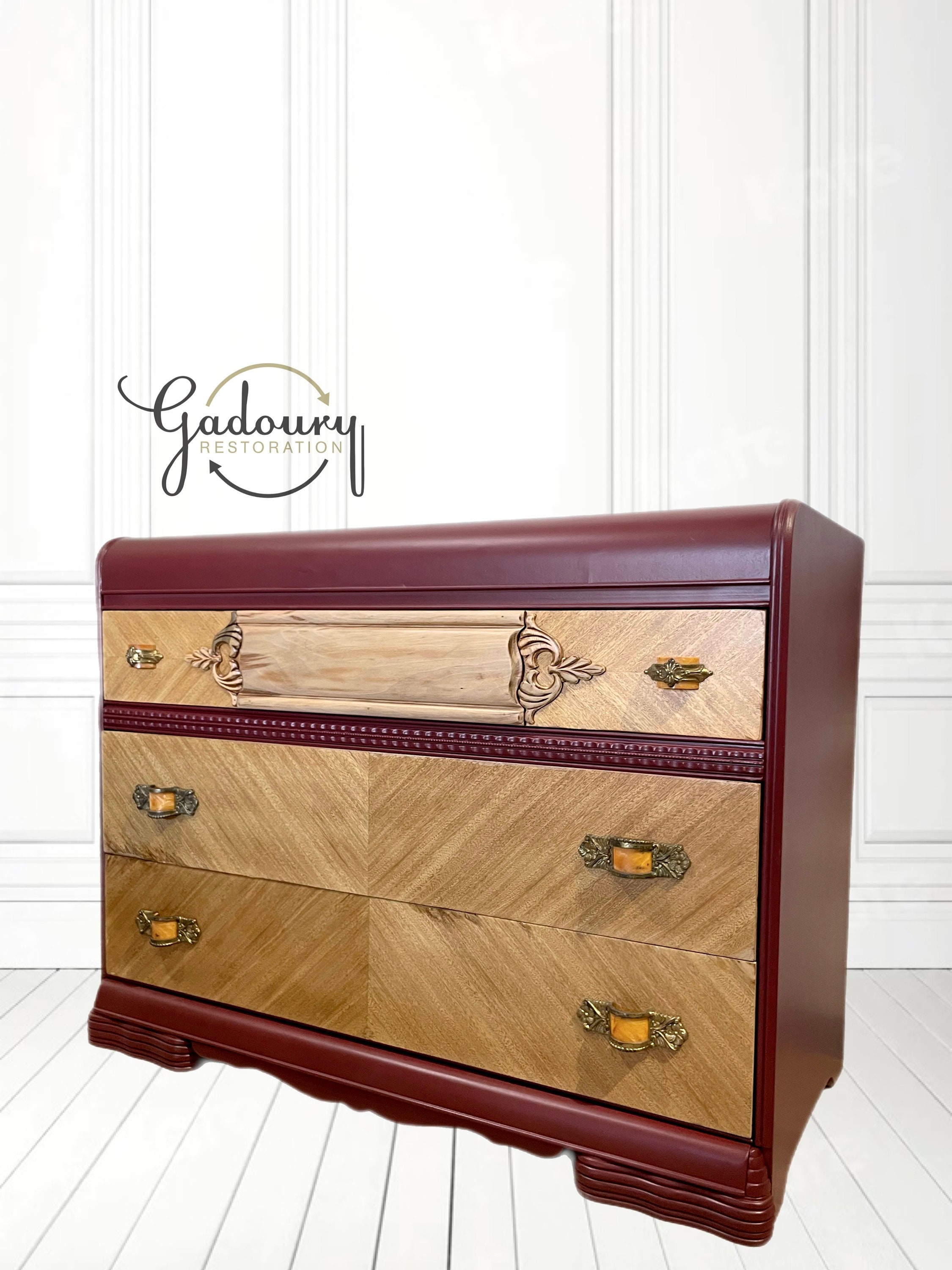 Burgundy Dresser - Etsy Burgundy Dresser - Etsy