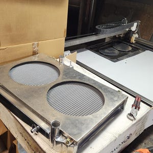 digitale Datei- Mk3 Supra-Lüfterhaube für 12-Zoll-Lüfter DXF STEP Dateien