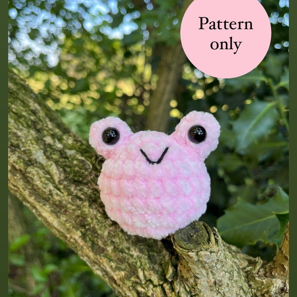 CROCHET PATTERN ONLY - Little Frog