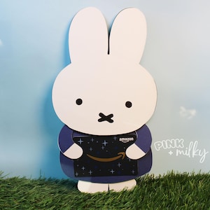 Porta carte regalo Miffy, regali SVG, accessori Miffy, bomboniere, ciondoli, laurea, Natale, compleanno