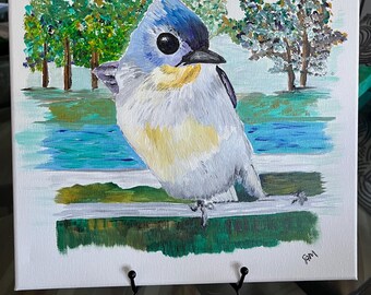Winter Tufted Titmouse