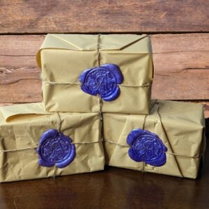 Lavender Handmade Bar soap with plastic free packaging