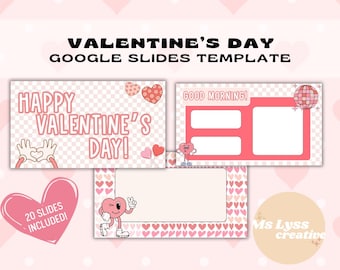 Valentinstag Google Slides Vorlage, kompatibel mit Google Slides