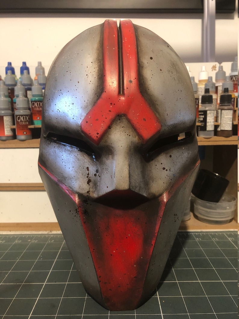 Sith Acolyte KOTOR Star Wars 3D Printed Helmet Mask Cosplay Hand