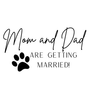 Mamma e papà si sposano - SVG
