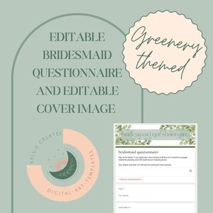 Questionario sulla damigella d'onore del verde - Modulo Google modificabile