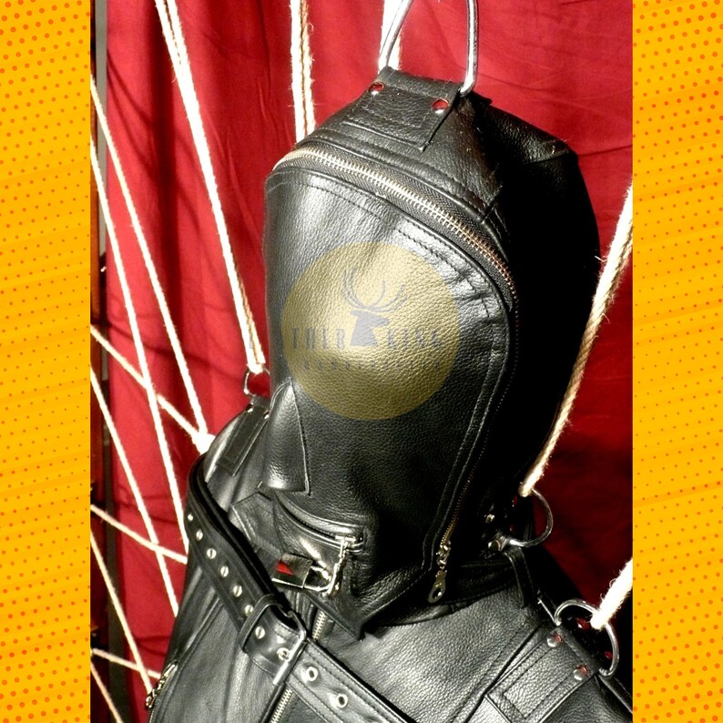 Heavy Duty Total Lockdown Leather BDSM Sleep Sack II Lgbt BDSM Foreplay