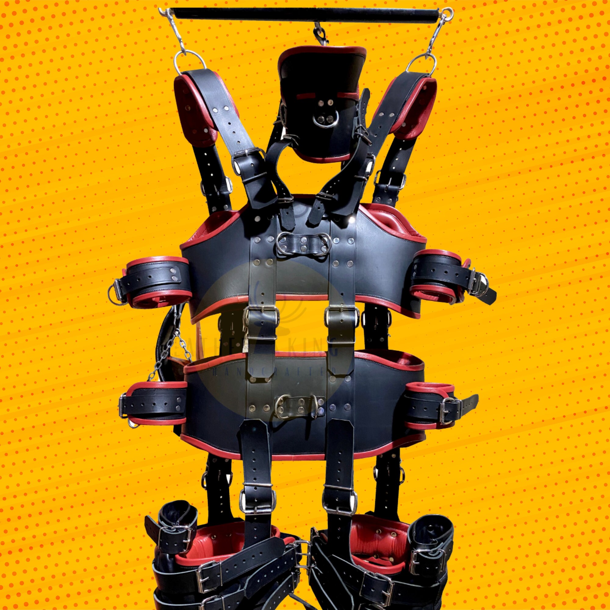 Premium Leather BDSM Bondages Body Suspension Harness With Etsy 日本