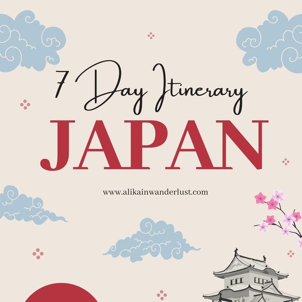 7-Day Japan Itinerary Ebook