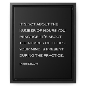 Custom quote print on top-quality canvas gallery wrap. Made with finely textured, artist-grade cotton substrate. Also available framed.