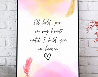 Grief Poem | Digital Print | Loss of Loved One | Memorial Gift | Bereavement | Sympathy | Printable Sympathy | Scrapbook | Mourning | Gift