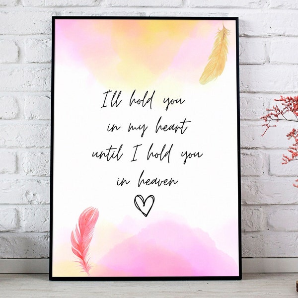 Grief Poem | Digital Print | Loss of Loved One | Memorial Gift | Bereavement | Sympathy | Printable Sympathy | Scrapbook | Mourning | Gift